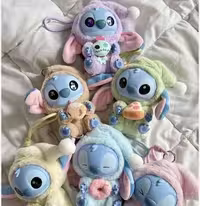 عروسک پولیشی شخصیت کارتونی استیچ (Stitch) سوپرایزی، بسته 24 عددی