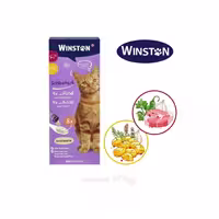 بستنی گربه وینستون دو طعم پنیر و گوشت گاو 8 عددی Wimston Lickable Cream