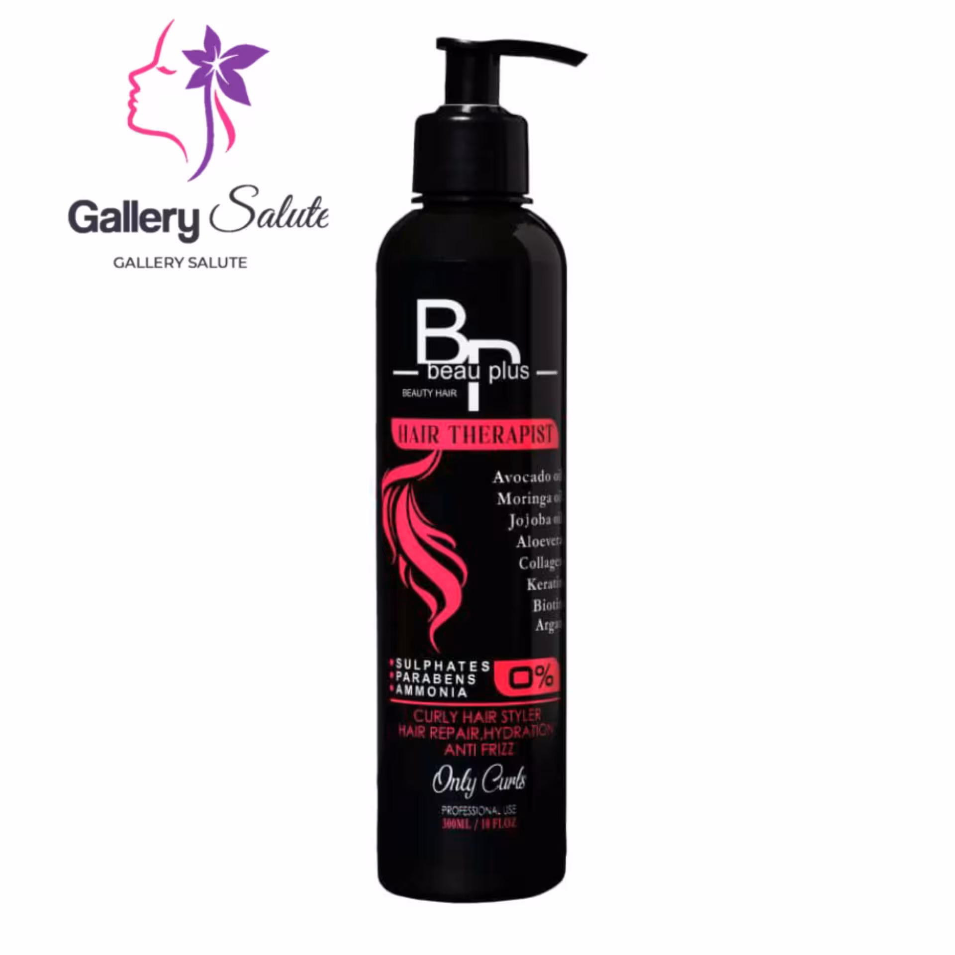 ماسک موی خارج از حمام بیو پلاس مدل تراپیست موی فر 300 میلی لیتر / Beau Plus Hair Mask, 300ml