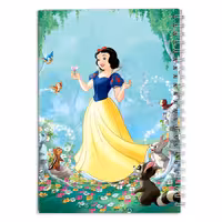 دفتر مشق کارتون سفید برفی