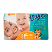 پوشک بچه مرسی سایز 4 تعداد 36 عددی همراه با دستمال مرطوب