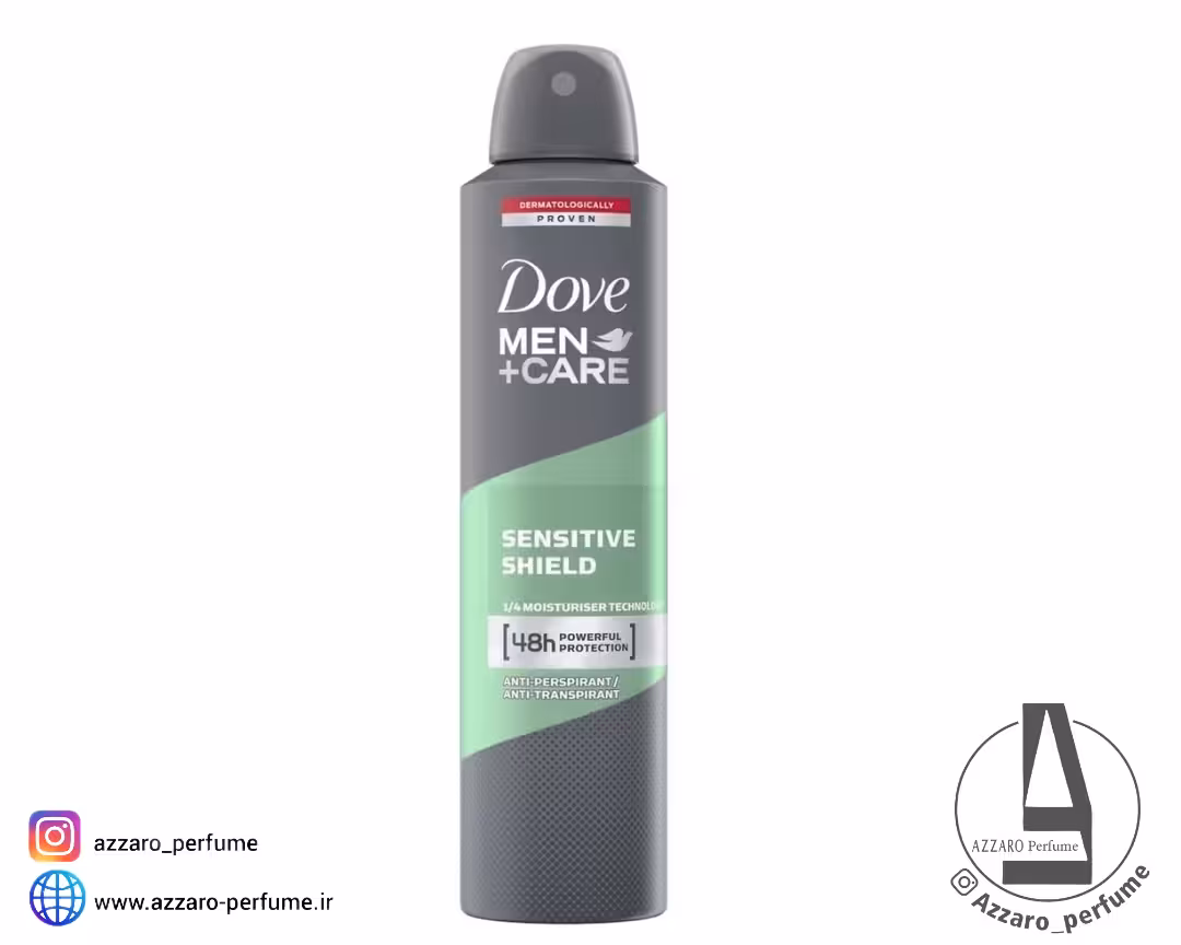 اسپری ضد تعریق آقایان داو سنسیتیو شیلد Dove Sensitive Shield حجم 250 میل