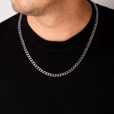 زنجیر مردانه کارتیر 6/5 میل با استیل 304 درجه یک .کد z20.