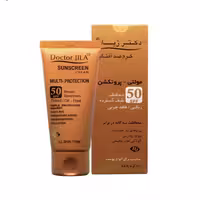 دکترژیلا کرم ضدآفتاب مولتی-پروتکشن SPF 50رنگی فاقد چربی مناسب انواع پوست 50ML