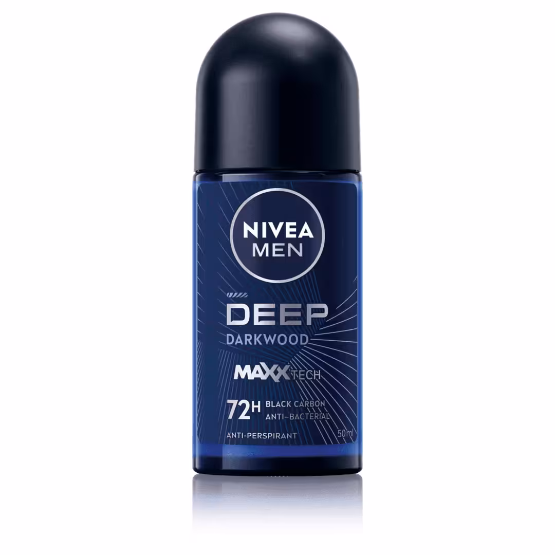 مام رول ضدتعریق مردانه نیوا دیپ دارک‌ وود 50 میلی‌لیتر Nivea Men Anti-Perspirant Deep darkwood Roll-On