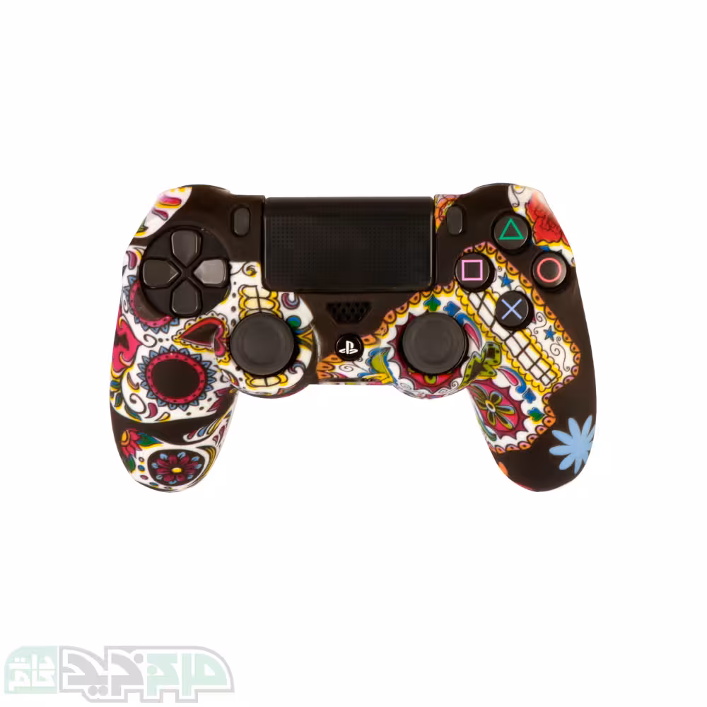 کاور دسته ps4 طرح جمجمه و گل