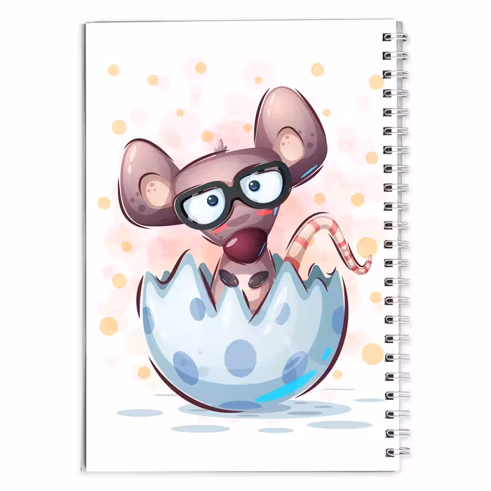 دفتر مشق کارتونی موش