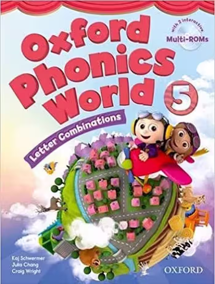 Oxford Phonics World 5 SB   W B   CD کتاب آکسفورد فونیکس ورلد 5 (کتاب دانش آموز  کتاب کار  CD)