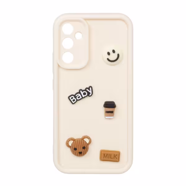 قاب Solid Case عروسک برجسته Baby مدل Samsung Galaxy A34 -کد3892