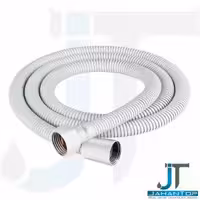 شیلنگ دوش فنری ریزبافت برنجی سفید کهن