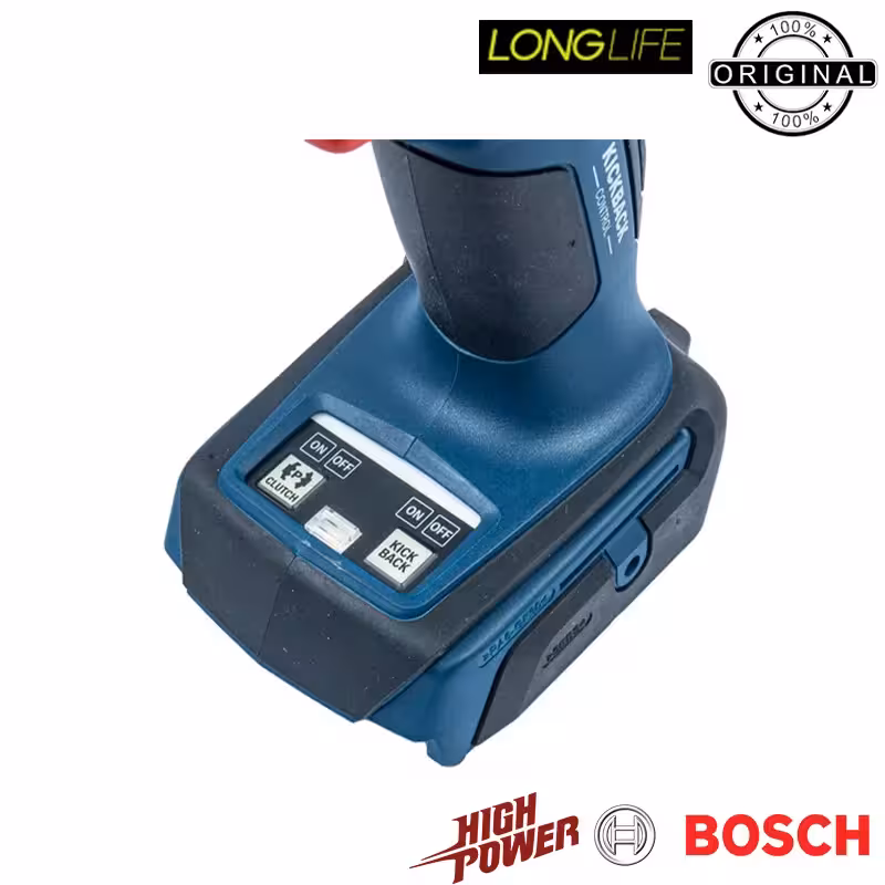 دریل پیچ گوشتی شارژی چکشی بوش مدل فوق هوشمند  GSB 18V-90 C 5AH/Brushless Motor