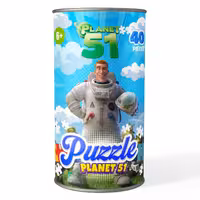 پازل 40 تکه کارتون سیاره 51