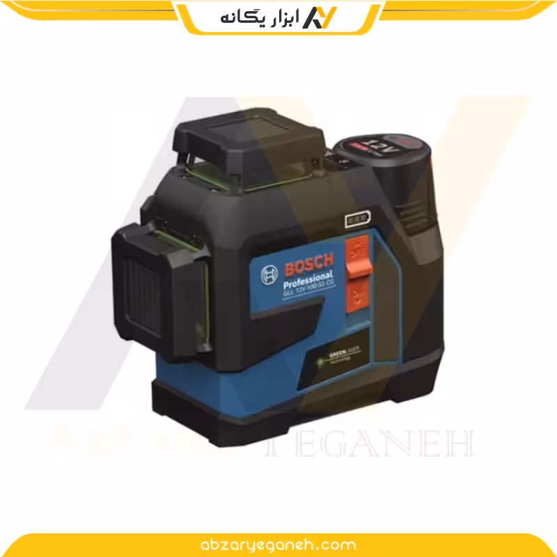 تراز لیزری بوش GLL 12V-100-33 CG   12V 2AH