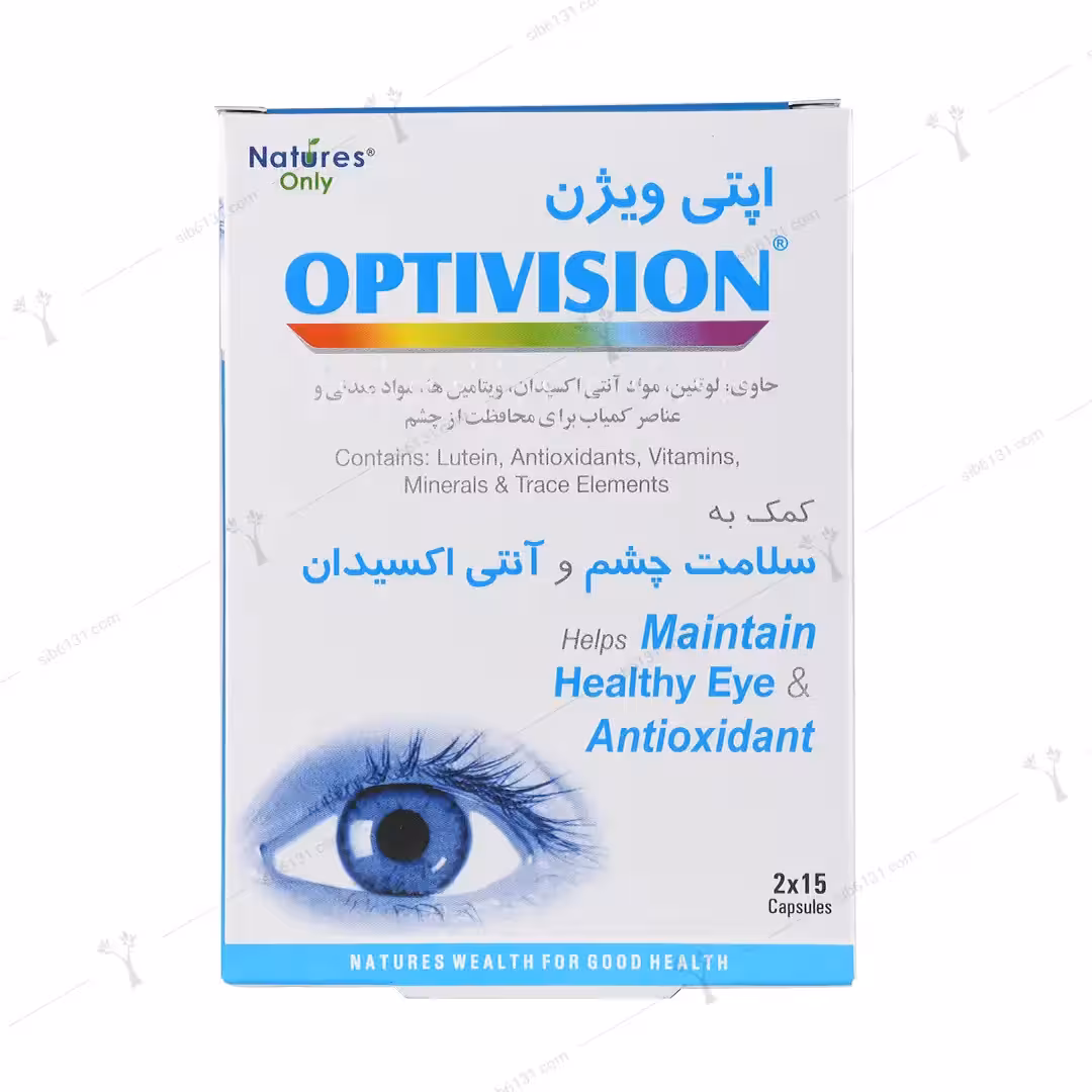 کپسول اپتی ویژن نیچرز اونلی 30 عددی