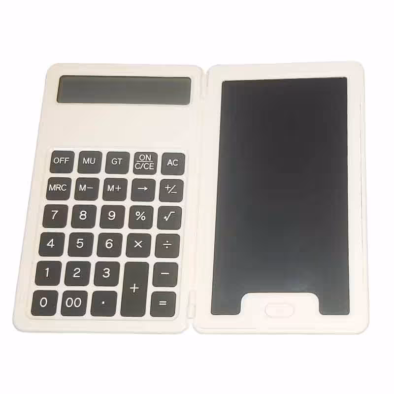 ماشین حساب پد یادداشت دار مدل mini handwriting calculator (رنگ بندی)