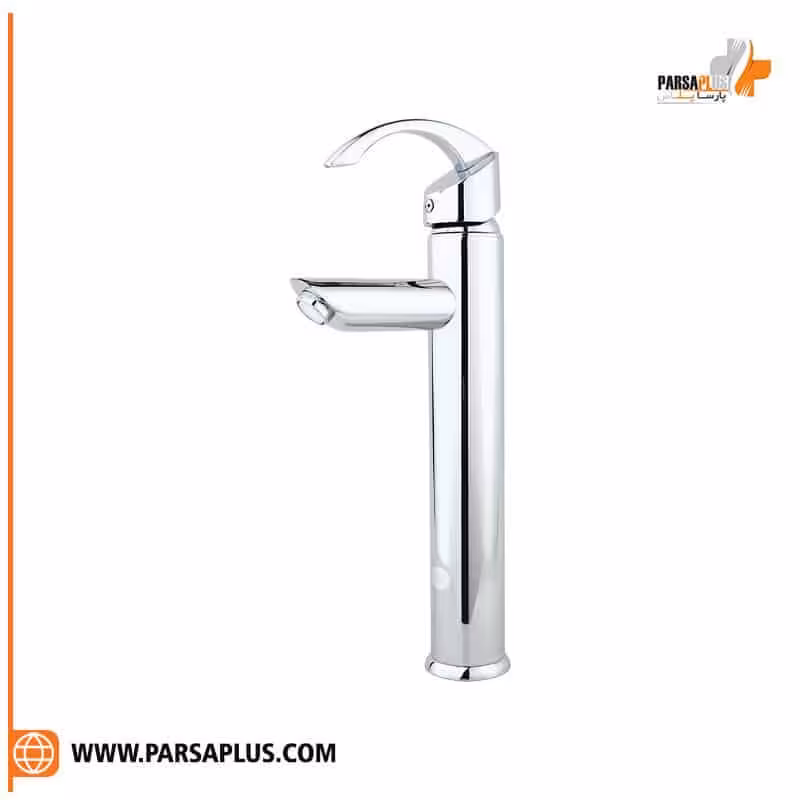 شیر روشویی راسان – مدل تیتانیوم – پایه بلند