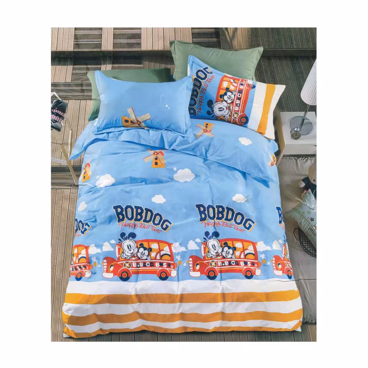 سرویس روتختی یک نفره کارینا مدل سه بعدی 5 تکه کد 1158