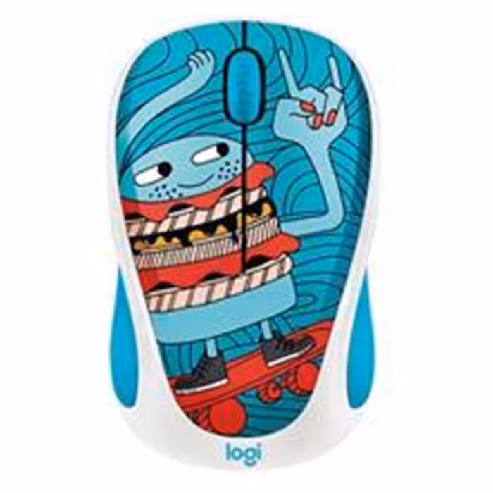 ماوس بیسیم لاجیتک سری Doodle مدل Skateburger