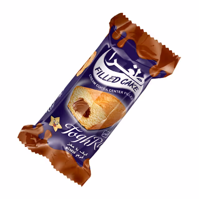 کیک مغزدار کرم کاکائو طغرا 70 گرمی