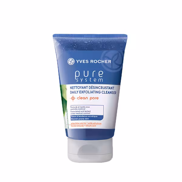 ایوروشه ژل پاک کننده و لایه بردار روزانه پیور سیستم