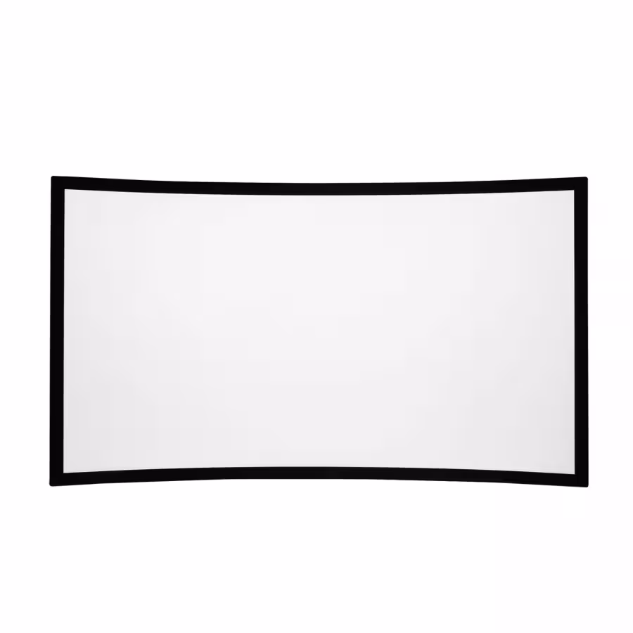 پرده نمایش یا پرده پروژکتور – منحنی – 125 × 222 سانتیمتر | برابر با 100 اینچ واید – Curved Series Fixed Frame Screen PH-G100 UHD130 – گرندویو Grandview – دارای پارچه 4K سفید رنگ