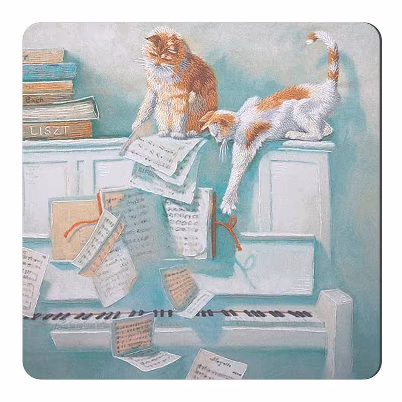 مگنت طرح گربه ها و پیانو کد wmg1499