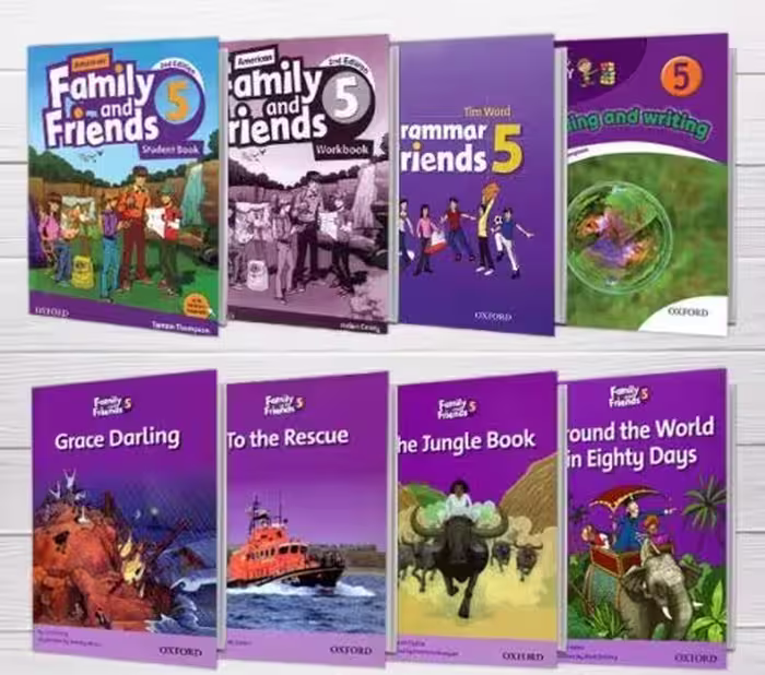 American Family and Friends 5 2nd Edition پکیج دوره کامل امریکن فمیلی اند فرندز پنج ویرایش دوم رحلی