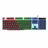 کیبورد گیمینگ لایماید مدل RGB-TX30 سوییچ ممبران Full-Size نورپردازی LED RGB