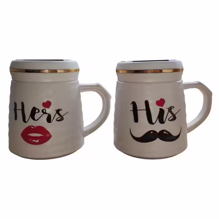 ماگ مدل C43 طرح His و Her مجموعه 2 عددی