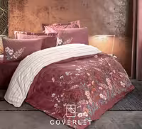 روتختی شرابی طرح گل کاوری مدل Vina