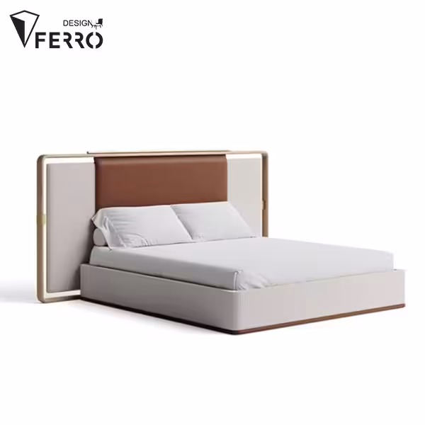 تخت خواب دو نفره مدل لیان