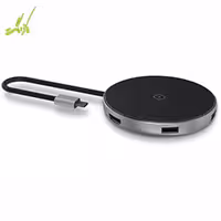 هاب تایپ سی و شارژر بی سیم JCPAL مدل JCPAL USB-C Hub Elex Series JCP6224