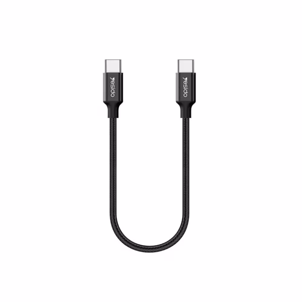 کابل Type-C به Type-C یسیدو YESIDO CA51 به طول 30 سانتی متر