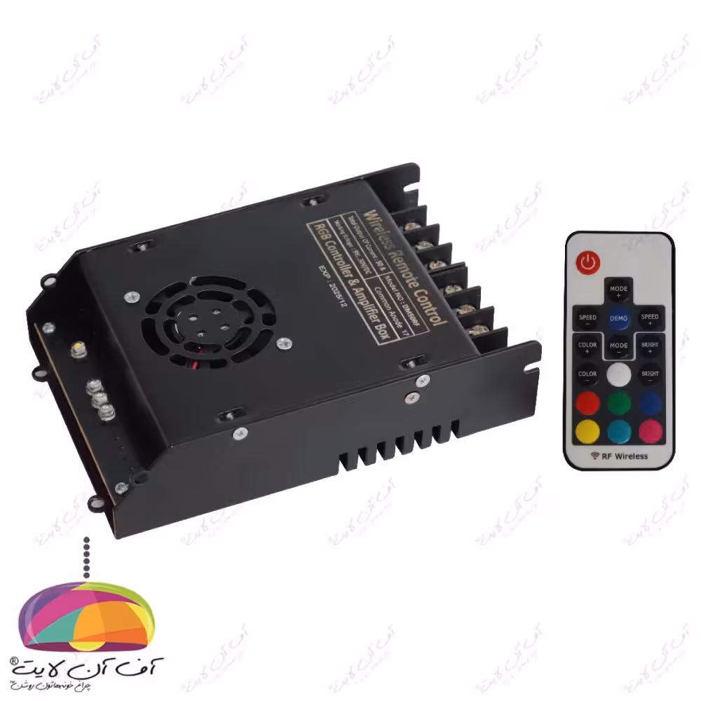 کنترلر 50 آمپر RGB رادیوئی Wireless برند EMAX