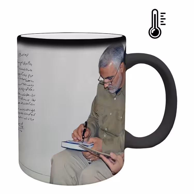 خرید ماگ-لیوان حرارتی  سردار سلیمانی کد 26