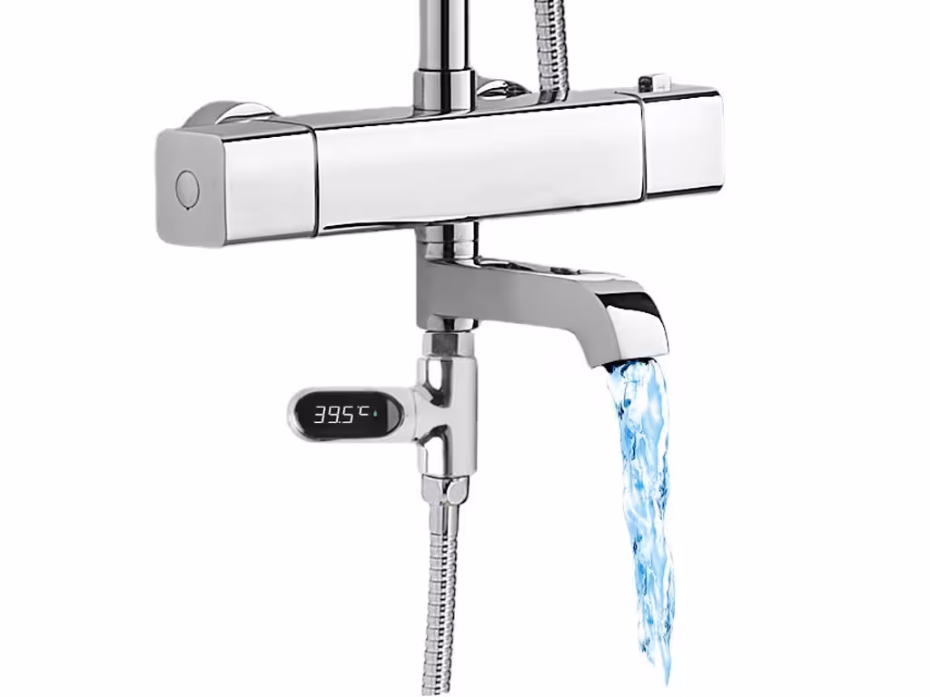 دماسنج دیجیتال آب گرم دوش حمام A little creativity shower electronic thermometer baby bath digital display BD-LS-05