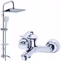 شیر حمام شیرالات آیدا مدل هلن 2 رویال به همراه علم دوش