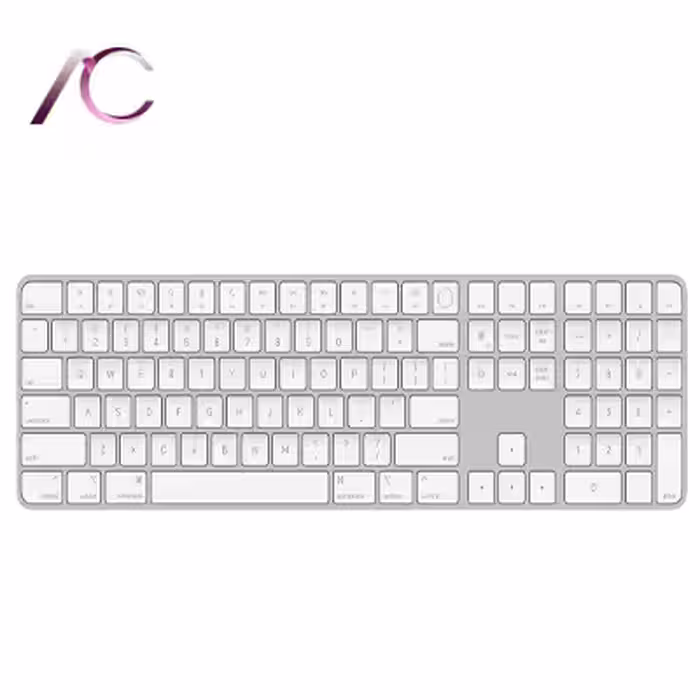 کیبورد بیسیم اپل مدل Magic Keyboard Numeric with Touch ID