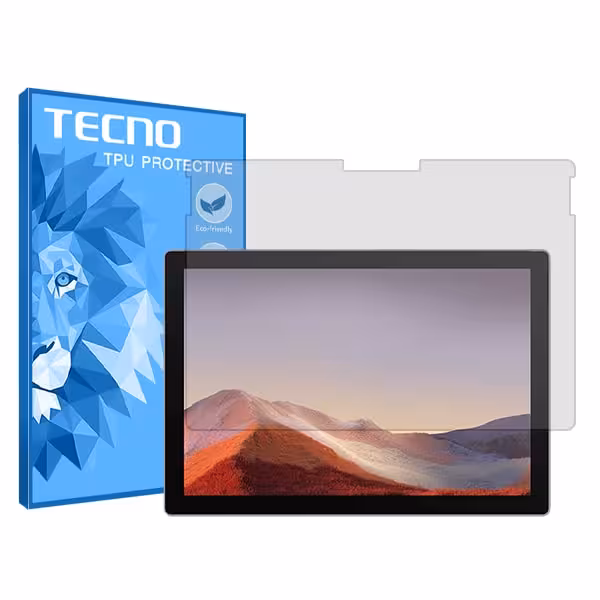 گلس تبلت مایکروسافت Surface Pro 7 مدل نانو هیدروژل شفاف برند تکنو کد XL