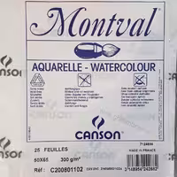 مقوا آبرنگ کانسون مدل مونتوال 300 گرم (montval)-بسته 2 عددی -32.5*50سانتیمتر