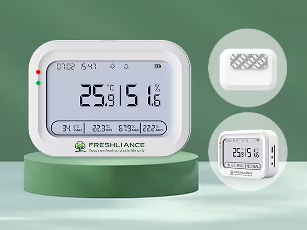 دیتالاگر دما و رطوبت وایرلس FRESHLIANCE مدل COEUS-4G