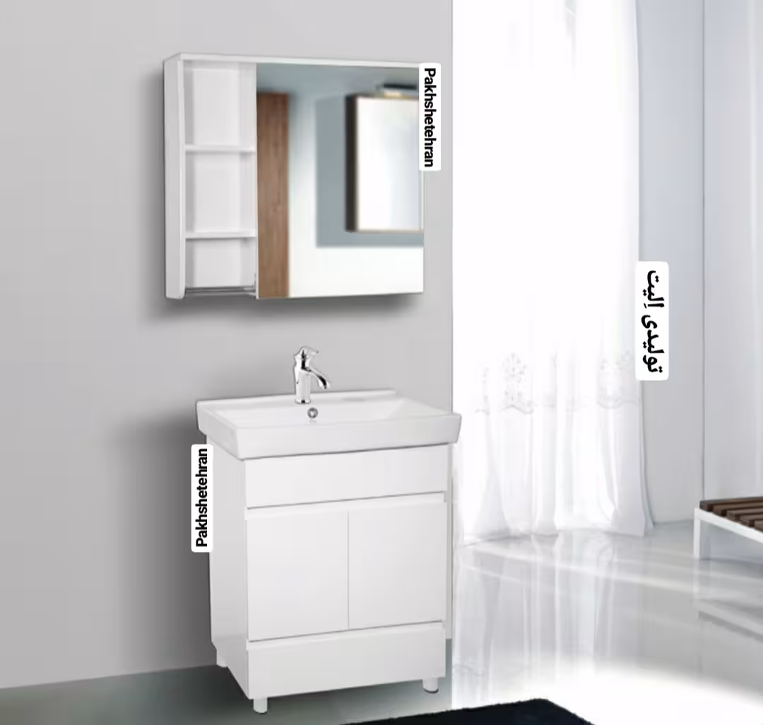 روشویی کابینت دار آنتیک زمینی60 سانت