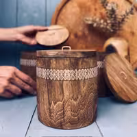 بانکه چوبی گردو کد 1069