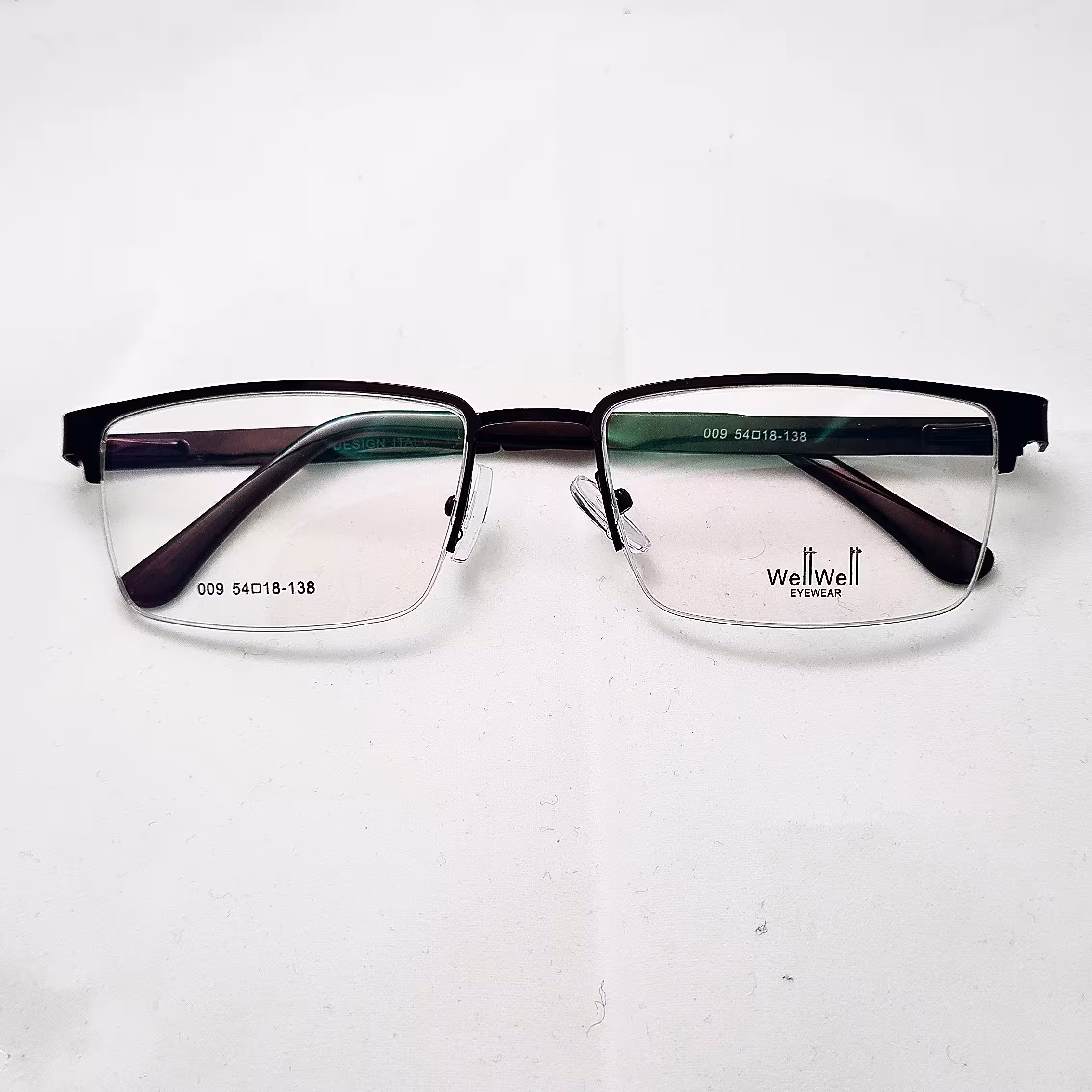 عینک طبی نیم قاب فلزی زنانه و مردانه 