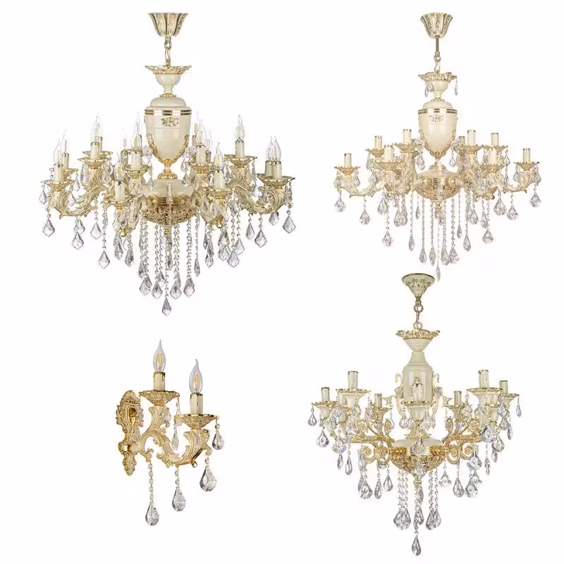 لوستر آراميس 4 ش ک طلا سفید