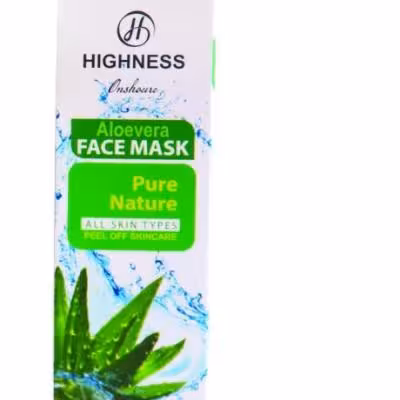 ماسک صورت انشور هاینس HIGHNESS مدل Aloe Vera حجم 120 میلی لیتر