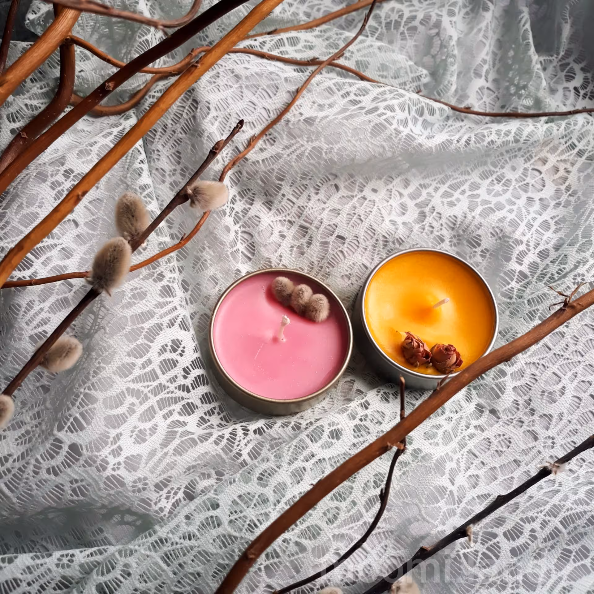 شمع معطر قوطی فلزی