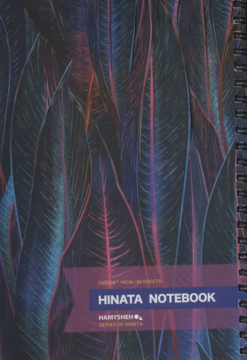 کتاب دفتر یادداشت خط دار HINATA NOTEBOOK نشر همیشه قطع رقعی