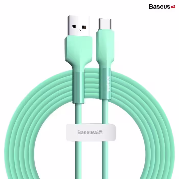 کابل شارژر Type-C باسئوس مدل Silica Gel Cable به طول 2 متر
