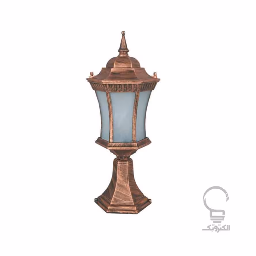 چراغ سردری و سرستونی مدل رابو کمرباریک تکشیدفام